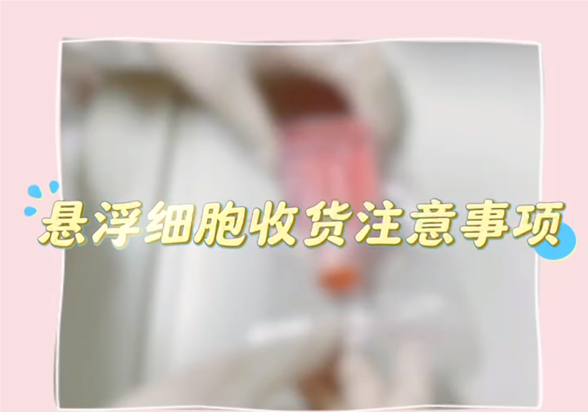 懸浮細(xì)胞收貨注意事項(xiàng)